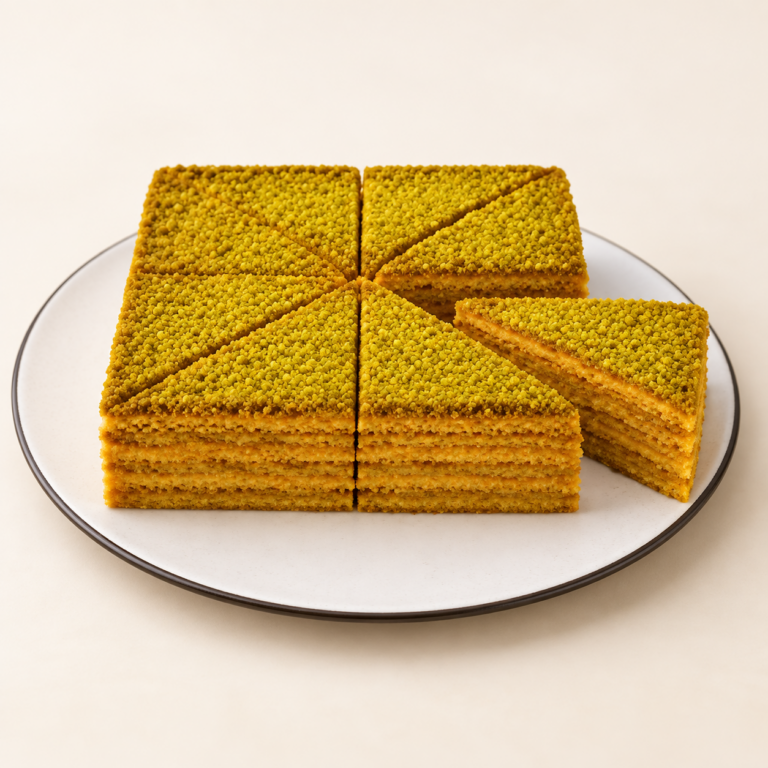 Ballı Fıstıklı Pasta